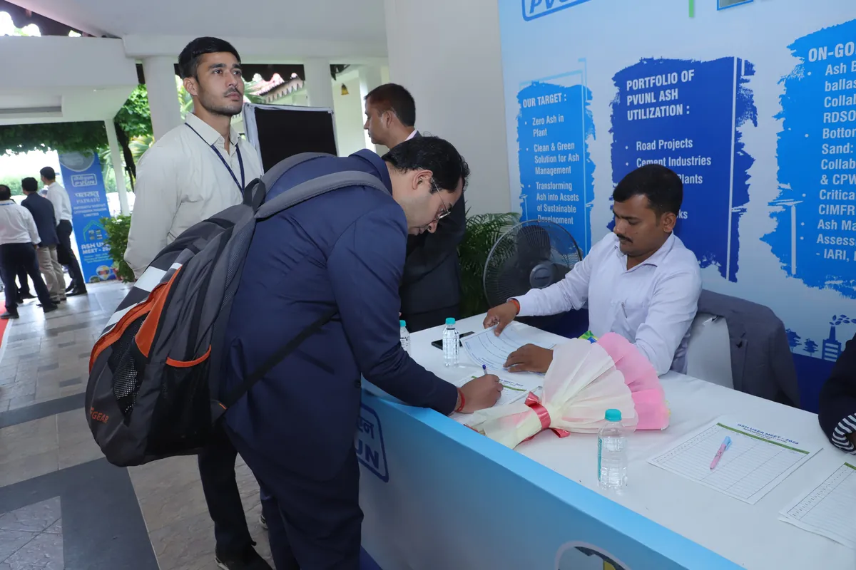 Corporate event registration desk Ranchi - Delegate registration at NTPC Ash User Meet 2026