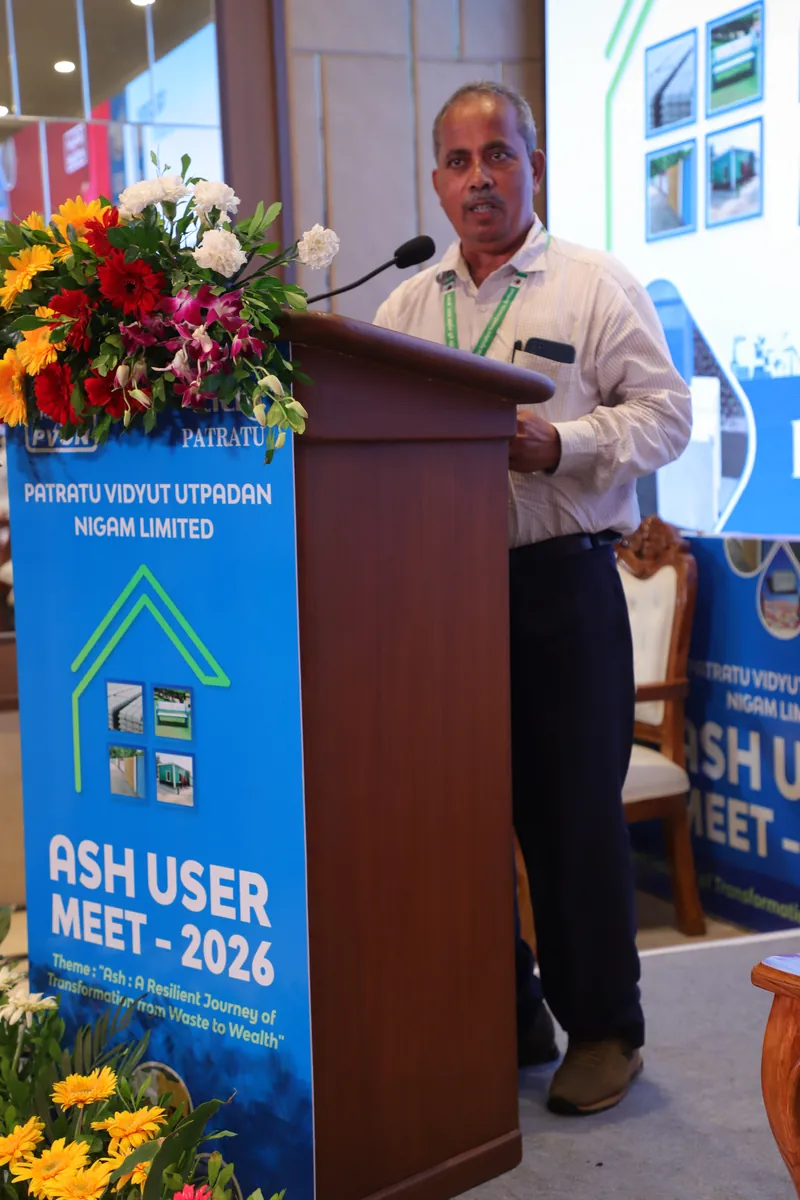 Corporate conference podium Ranchi - Speaker session at NTPC PVUN Ash User Meet 2026